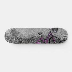 Mackinac Island Bike Selektive Farbskateboard Skateboard