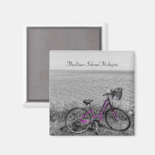 Mackinac Island Bike Selektives Farbmagazin Magnet (Vorderseite/Rückseite)