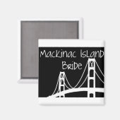 Mackinac Island Bride Magnet (Vorderseite/Rückseite)