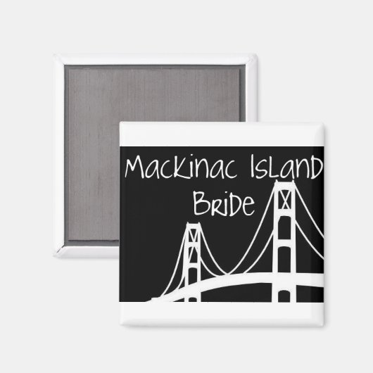 Mackinac Island Bride Magnet (Vorderseite/Rückseite)
