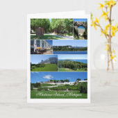 Mackinac Island Collage Card Karte (Gelbe Blume)