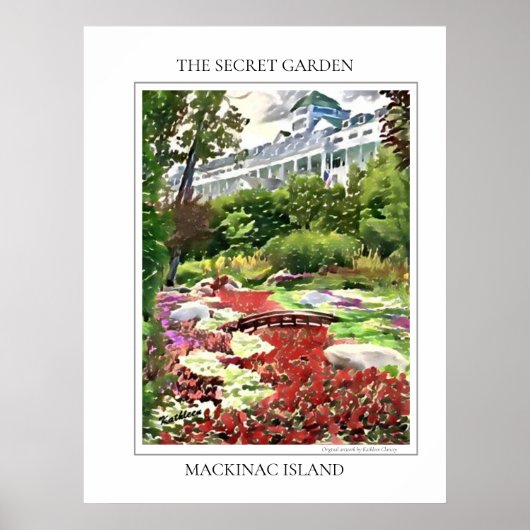 Mackinac Island Der Geheimgarten Poster (Vorne)