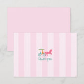 Mackinac Island Event Danke Karte (Vorne/Hinten)