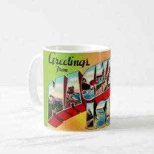 Mackinac Island Greetings Postcard Kaffeetasse