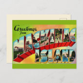 Mackinac Island Greetings Postcard Postkarte (Vorne/Hinten)