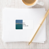 Mackinac Island Harbour Address Labels Adressaufkleber (Insitu)