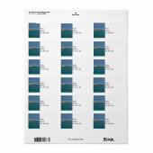 Mackinac Island Harbour Address Labels Adressaufkleber (Vorne)