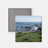 Mackinac Island & Harbour, Michigan Magnet (Vorderseite/Rückseite)