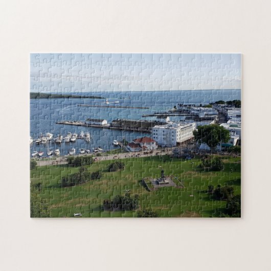 Mackinac Island & Harbour, Michigan Puzzle (Horizontal)