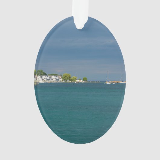 Mackinac Island Harbour Ornament (Rückseite)