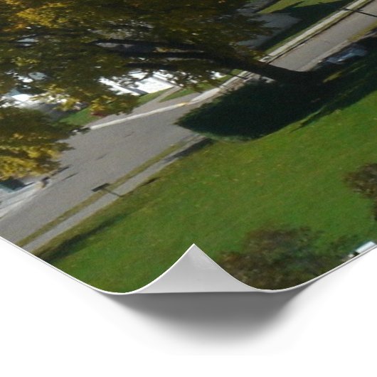 Mackinac Island Herbstfarben Poster (Ecke)