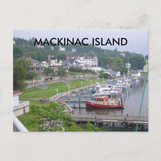 MACKINAC ISLAND MACKINAW ISLAND POSTKARTE (Vorderseite)