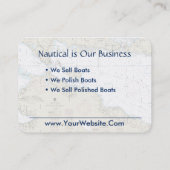 Mackinac Island Michigan Authentisches Schönheitsd Visitenkarte (Rückseite)