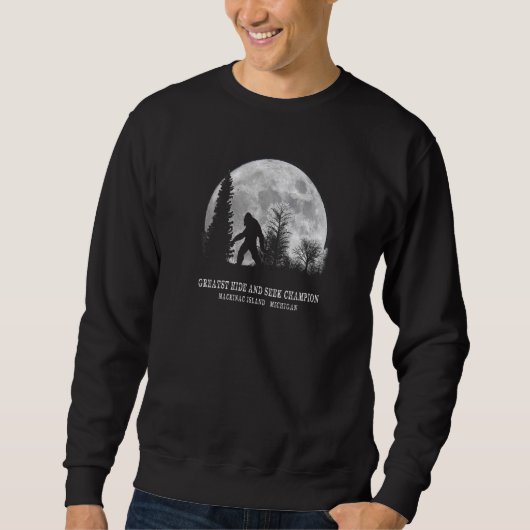 Mackinac Island Michigan Beste Hide and Seek Sweatshirt (Vorderseite)