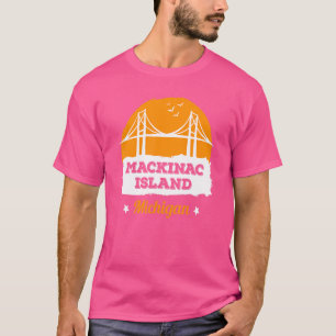 Mackinac Island Michigan Bridge T-Shirt