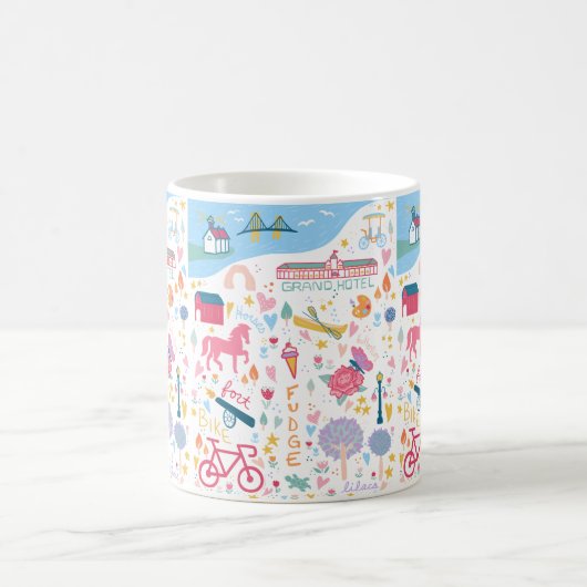 Mackinac Island Michigan Favorite Things Kaffeetasse (Mittel)