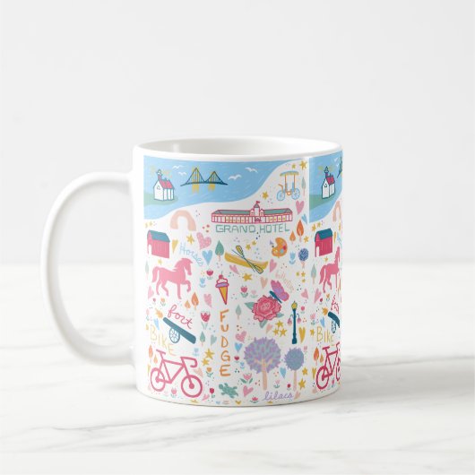 Mackinac Island Michigan Favorite Things Kaffeetasse (Links)