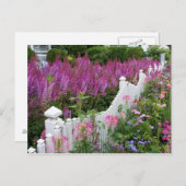Mackinac Island, Michigan Garden Postkarte (Vorne/Hinten)