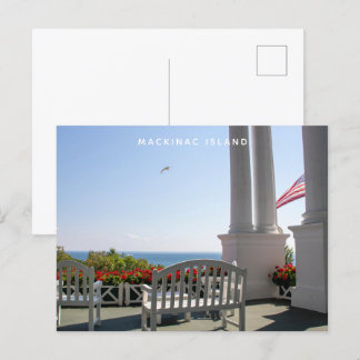 Mackinac Island Michigan Grand Hotel Postcard Postkarte