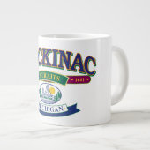 Mackinac Island, Michigan Jumbo-Tasse (Vorderseite Rechts)