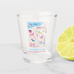 Mackinac Island Michigan Junggeselinnen-Abschied Schnapsglas