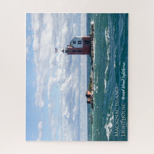 Mackinac Island Michigan Lighthouse Puzzle (Vertikal)