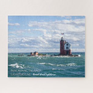 Mackinac Island Michigan Lighthouse Puzzle