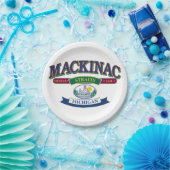 Mackinac Island Michigan Pappteller (Party)