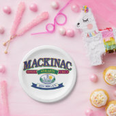 Mackinac Island Michigan Pappteller (Party)