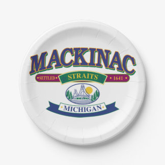 Mackinac Island Michigan Pappteller