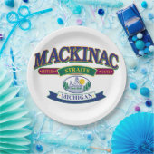Mackinac Island Michigan Pappteller (Party)