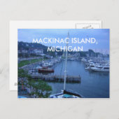 MACKINAC ISLAND, MICHIGAN POST CARD POSTKARTE (Vorne/Hinten)