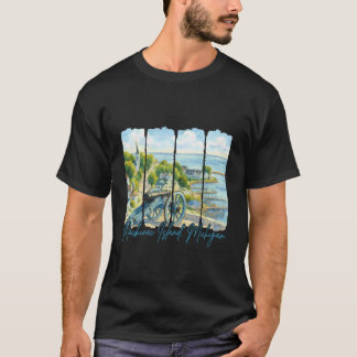 Mackinac Island Michigan Reise Treffen Sie mich in T-Shirt