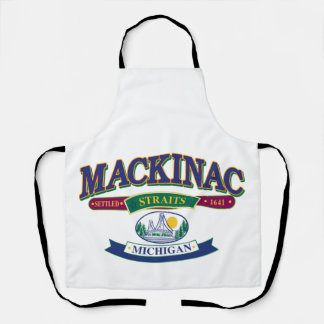 Mackinac Island Michigan Schürze
