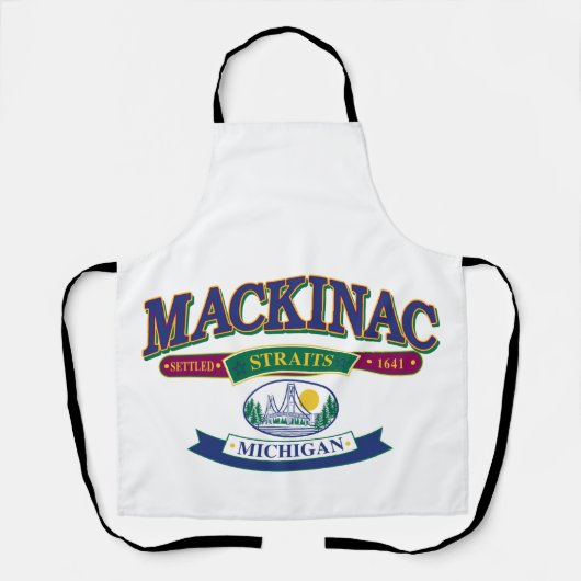 Mackinac Island Michigan Schürze (Vorderseite)
