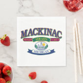 Mackinac Island Michigan Serviette (Beispiel)