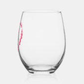 Mackinac Island Pferd Gezeichnet Beförderung Bache Weinglas Ohne Stiel (Links)