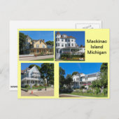 Mackinac Island Postkarte (Vorne/Hinten)