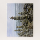 Mackinac Island Rock Cairn Collection - 16x20 Zoll Puzzle (Vertikal)