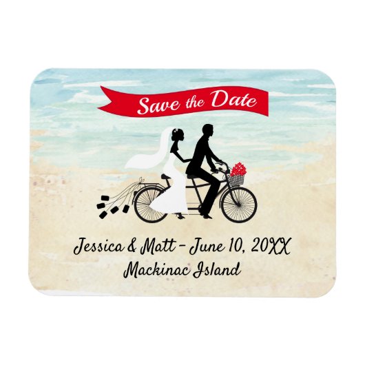 Mackinac Island Save the Date Magnet (Horizontal)