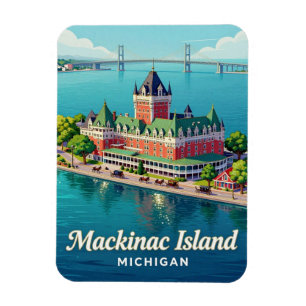 Mackinac Island Sehenswürdigkeiten an den Großen S Magnet