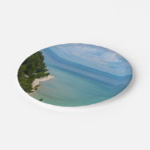 Mackinac Island Skyview Pappteller (Schrägansicht)