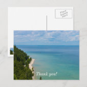 Mackinac Island Skyview Postkarte (Vorne/Hinten)