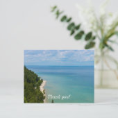 Mackinac Island Skyview Postkarte (Stehend Vorderseite)