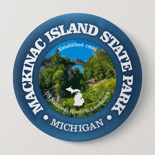 Mackinac Island SP Button (Vorderseite)