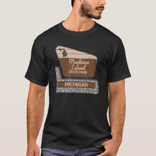 Mackinac Island Staat Park Michigan MI Welcome Sig T-Shirt