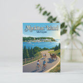 Mackinac Island USA Postkarte (Stehend Vorderseite)