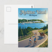 Mackinac Island USA Postkarte (Vorne/Hinten)