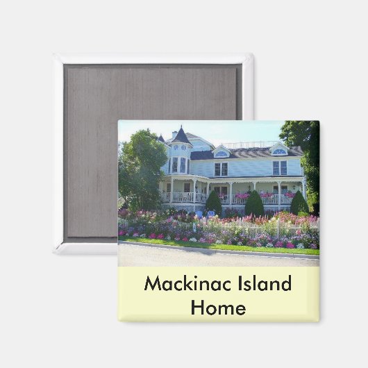 Mackinac Island Zuhause Magnet (Vorderseite/Rückseite)