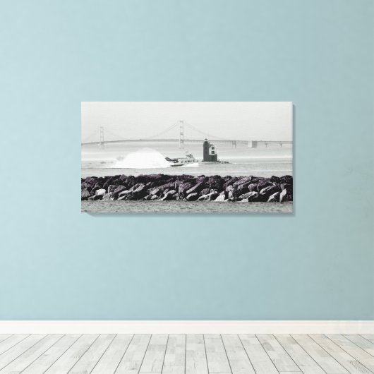 Mackinac Leinwanddruck (Insitu (Holzboden))